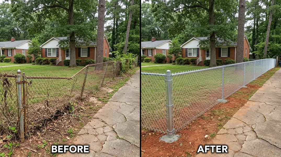 Result fence in Charlotte - Charlotte Fence Contractors