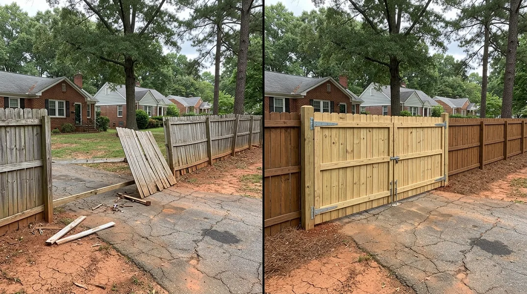 Result fence in Charlotte - Charlotte Fence Contractors