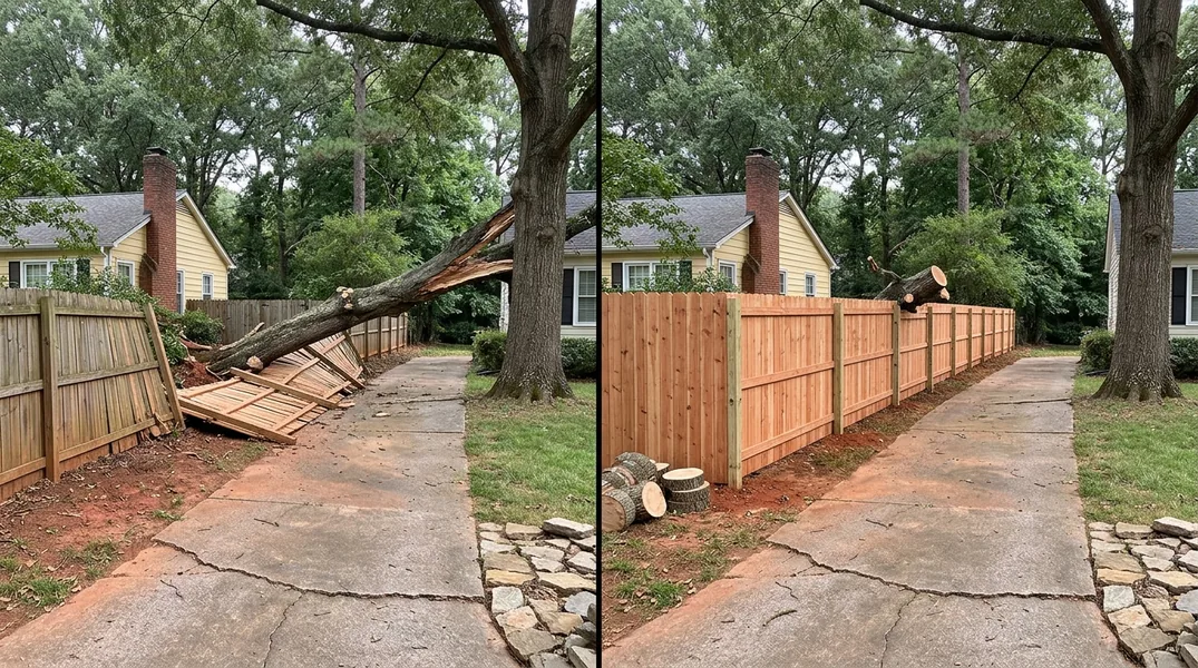 Ice Storms and Oak Limbs: Protecting Your Fence Line in Mecklenburg County