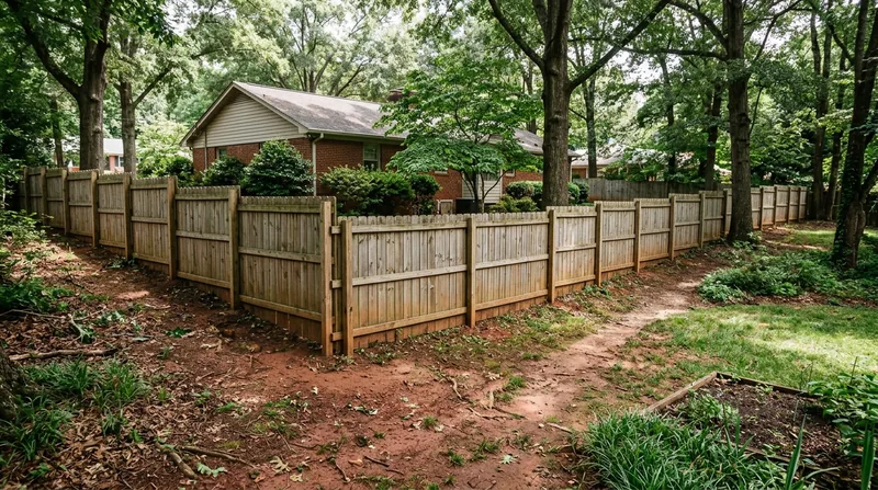Wood & Privacy Fence Installation Charlotte